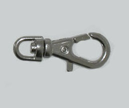 Small Trigger Claps - Nickel - S/TRIG - Bluebird Chain and Findings LTD